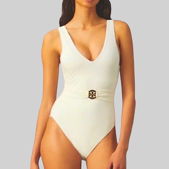 Tory Burch Other - Tory Burch Miller Plunge One Piece Swimsuit